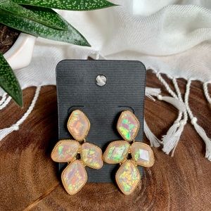 Iridescent earrings
